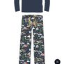 Adult christmas pyjamas Frugi organic cotton Image 10
