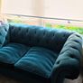 Buttoned Gosford Small Teal Sofa Image 3