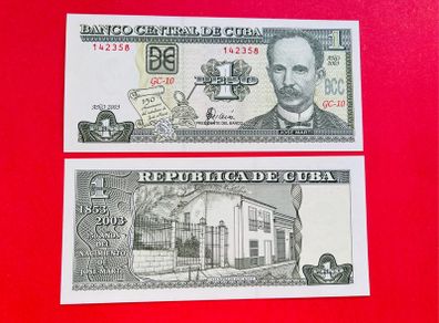 Cuba. 1 Peso  2003   ( UNCIRCULATED )Pick 125a. Commemorative  Issue..