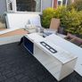 3 X sliderobe doors + rail + interior/timber Image 5