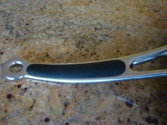 JAMIE OLIVER FRYING PAN BY TEFAL. Large Deep Frying or Omelette Pan.  Professional Series. WITH Jamie Oliver 4 piece steak cutlery set. Very Good Condition.