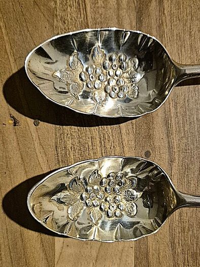 Dated 1775. Sterling Silver Berry Spoon. Thomas Wallis I.