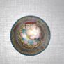 Vintage Chinese Cloisonne  Small Brass Bell with floral pattern Image 3