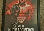 Khabib Nurmagomedov UFC signed poster