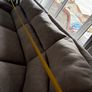 L shape 5 seater couch with single recliner Image 7