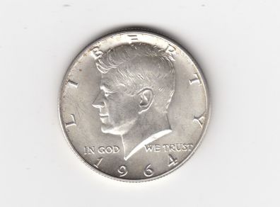 USA, Kennedy Half Dollar,  1964, 90% silver coin (no. G5)