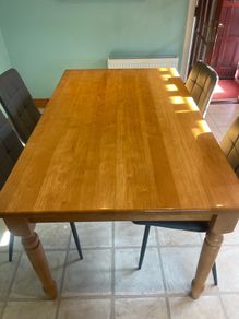Gorgeous Very Solid 5Ft Wooden Kitchen Dining Table - Can Deliver