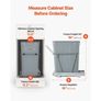 Pullout Trash Can for Kitchen Cabinets, Garbage Waste Recycling Bin, Under Mount Waste Container, with Heavy Duty Metal Image 5