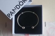 Pandora Moments Open Bangle in sterling silver