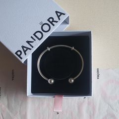 Pandora Moments Open Bangle in sterling silver