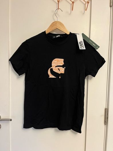 Karl Lagerfeld classic organic cotton T-shirt with bag