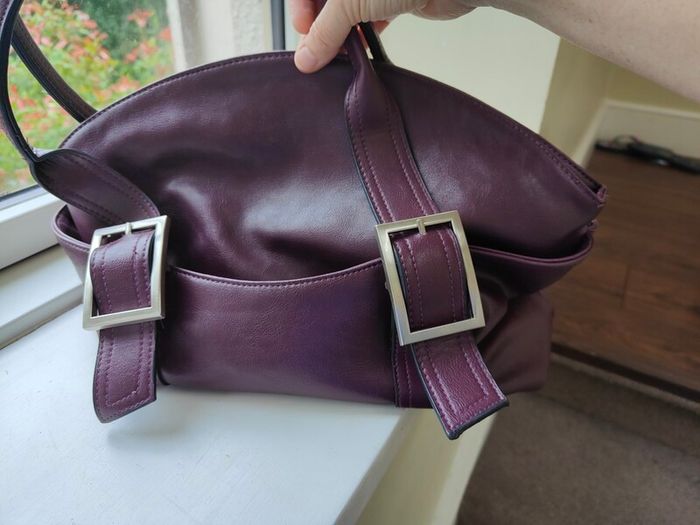 Faux leather bag