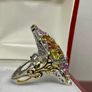 Sapphirey Ring in 18K Vermeil Yellow Gold Plated Image 8