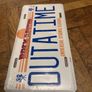 Vintage Universal Studios Florida Licence Plates x2, E.T. and Back to the Future OUTATIME, Sealed Image 2