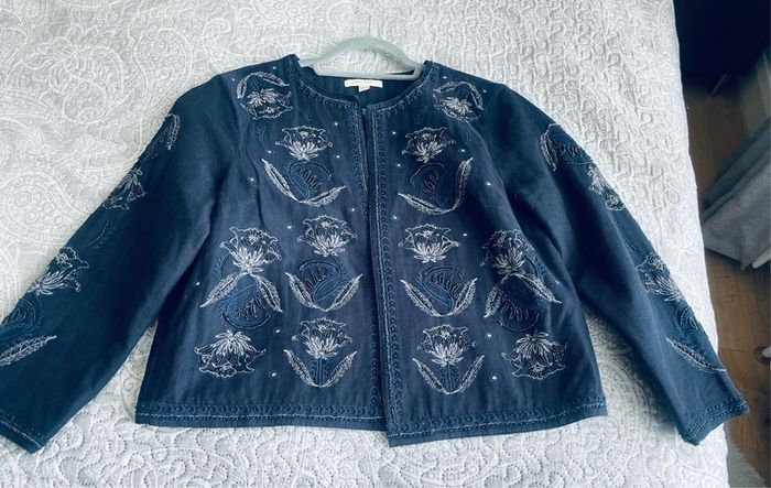 White Stuff Navy Blue Evening Jacket