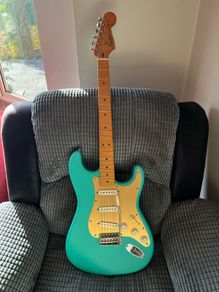 Squier 40th Anniversary Vintage Edition Stratocaster - Satin Sea Foam Green