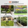 No Dig Fence 731.5 cm (H)x 396.2 cm(L) Animal Barrier Fence, Underground Decorative Garden Fencing with 5.1 cm Spike Spacing, Metal Dog Fence for the Yard and Outdoor Patio, 28 Pack Image 4
