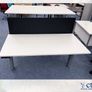 5 x Double Height adjustable Desks With Screen Image 4