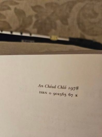 Tar Eis Mo Bhais. Sean O Riordan. The Final Book Of Poetry By The Author. First Edition Hardback With Dustjacket In Good Condition.  See Photos For Same.