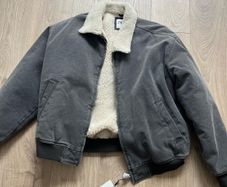 Shearling Jacket Faded Faux Zara