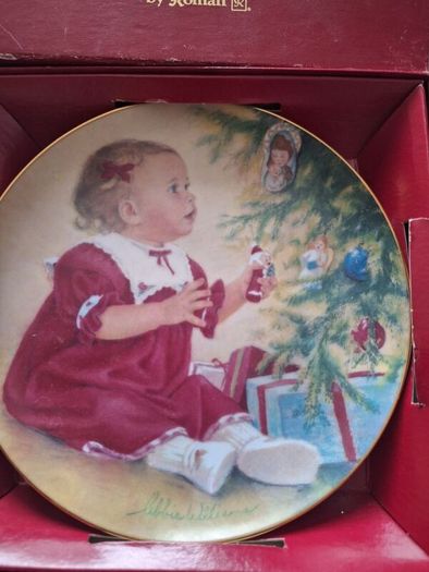 Abbie Williams keepsake plate