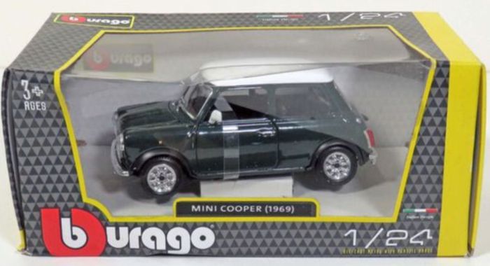 1:24 Scale Mini Cooper Green, Free Post