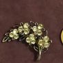 Vintage Ladies Floral Brooch Image 2