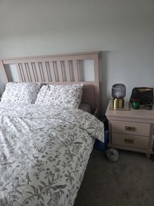 king bed plus two bed side lockers