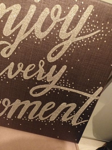 Silver grey canvas picture