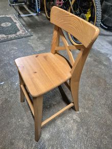 IKEA INGOLF Junior Chair Antique Stain / Solid Pine