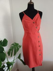 Linen dress Brand new size 8-10