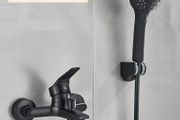 BRAND NEW Matte Black Shower Faucets Wall Mount Bathroom Shower Faucets Bathtub Faucet Mixer Tap Shower Mixer Valve Control Valve