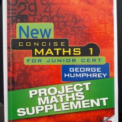 Secondary School Book - New Concise Maths 1 For Junior Cert, Project Maths Supplement