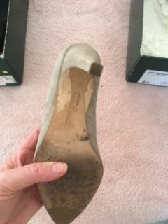 Taupe Suede Court Shoe (37) PAUL GREEN