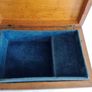 Antique Wooden and Brass Inlay Music Jewellery Box Image 8