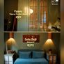 Sage green velvet sofa bed (double) Image 5