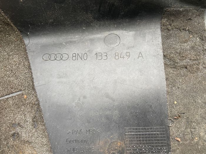 Audi S3 8L Airbox dressing cover