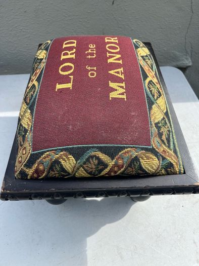 Vintage Lord of the Manor foot stool