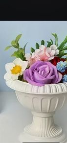 White Vintage Planter