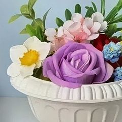 White Vintage Planter