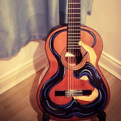 Customised Spanish Guitar - Admira Malaga