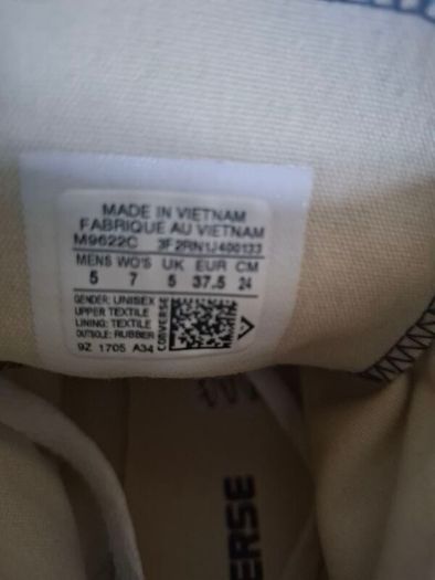Converse Trainers Postage Cost Included