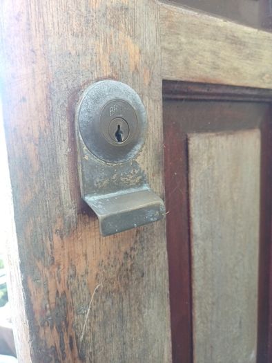 Teak Front Door