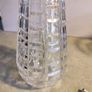 Vintage Waterford Tralee 7" Vase, Crystal Waterford Ladder Vase is slight chip from the inside top rim the stamp is not showing well used. No 38. Image 6
