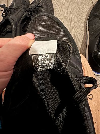 Armani casual trainers