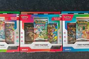FREE Tracked Shipping. Pokemon First partner illustration collection Series 1,2+3
