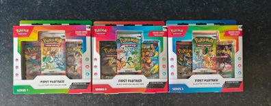 FREE Tracked Shipping. Pokemon First partner illustration collection Series 1,2+3