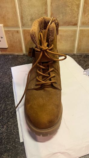 New Look brown suede ankle boots