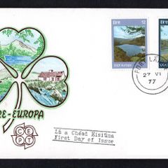 1977 Ireland Europa Commemorative Stamps Illustrated Addressed Hibernian First Day Cover (FDC) with Port Lairge (Waterford) steele cancel