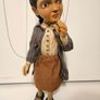 Girl With Braids Handmade Wooden Marionette Image 3